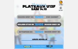 Plateau N'2 U13F